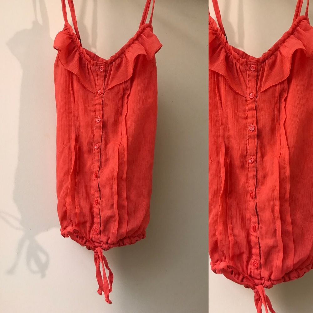FOREVER 21 Vintage Y2K Cute Pin-Tuck Pleated BABYDOLL Top M